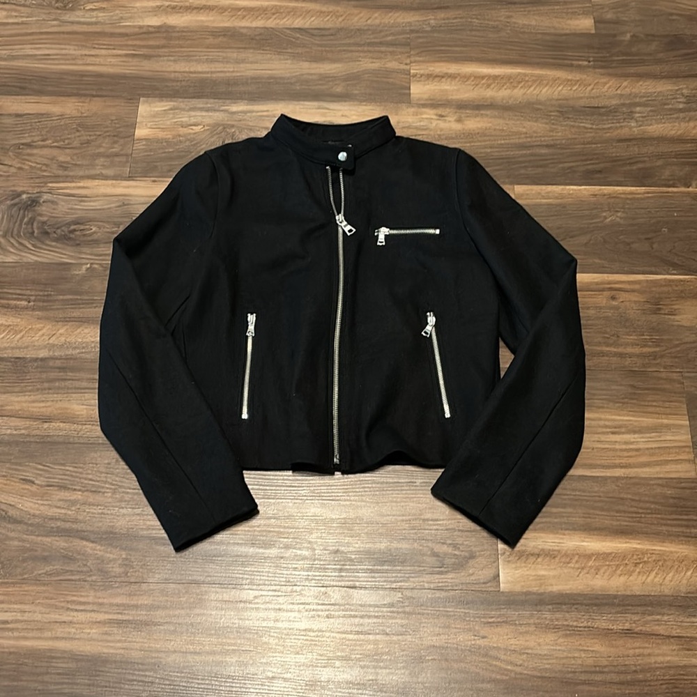 GAP Wool Biker Jacket